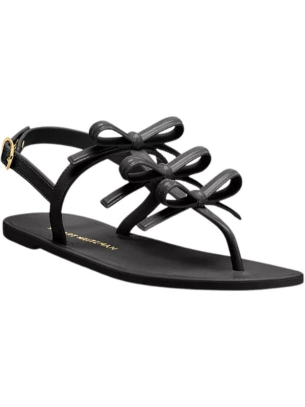 195$ Stuart Weitzman FELICITY JELLY Rubber Sandals Women's Size 8 US Black